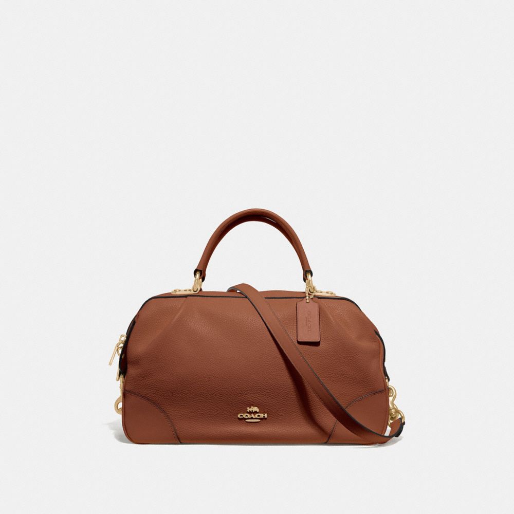 LANE SATCHEL - 69621 - 1941 SADDLE/GOLD