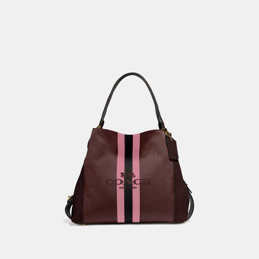 coach edie shoulder bag 31 oxblood