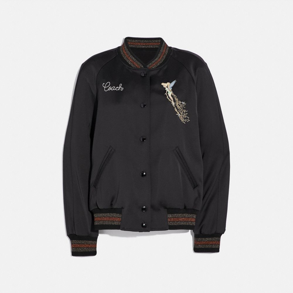 COACH DISNEY X COACH REVERSIBLE VARSITY JACKET - BLACK - 69885