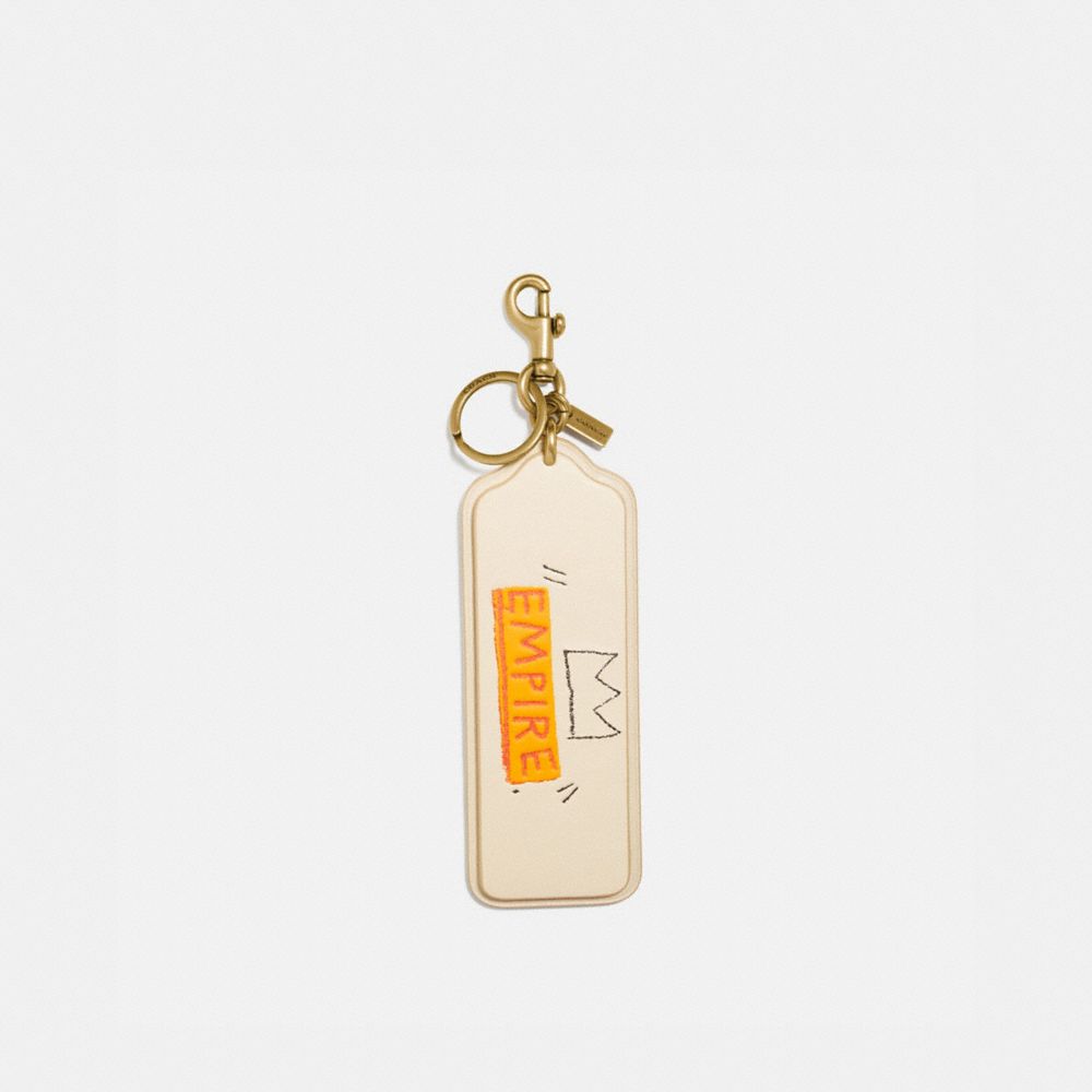 Coach X Jean Michel Basquiat Bag Charm - 6998 - BRASS/IVORY