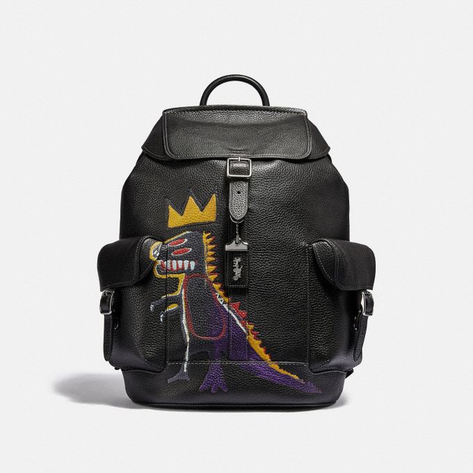 公式 Coach コーチ Coach X Jean Michel Basquiat ウェルズ バックパック 全てのメンズバッグ