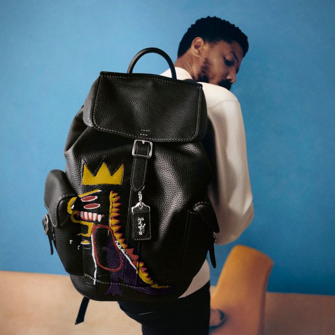 公式 Coach コーチ Coach X Jean Michel Basquiat ウェルズ バックパック 全てのメンズバッグ