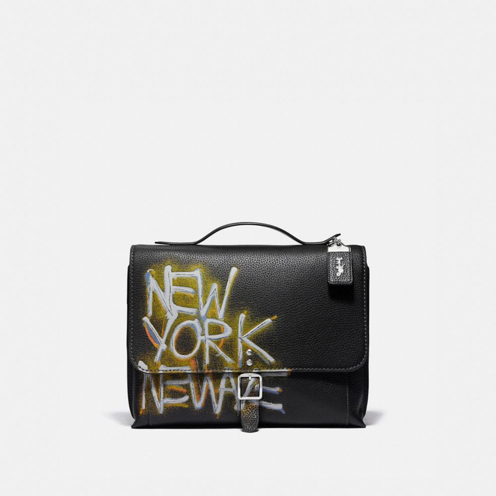 COACH 7048 - Coach X Jean Michel Basquiat Rogue Messenger 0I/BLACK