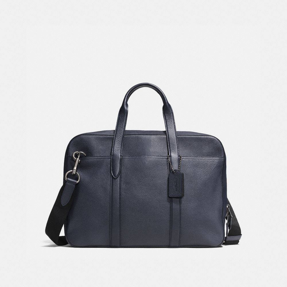 COACH Metropolitan Soft Brief - GUNMETAL/MIDNIGHT NAVY/BLACK - 72318