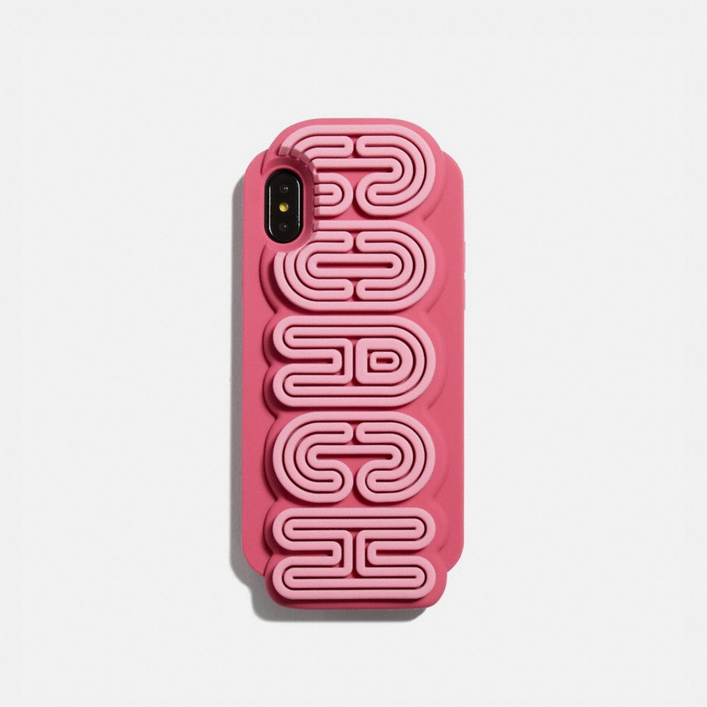 COACH 72470 IPHONE X/XS CASE MULTI/DARK PINK