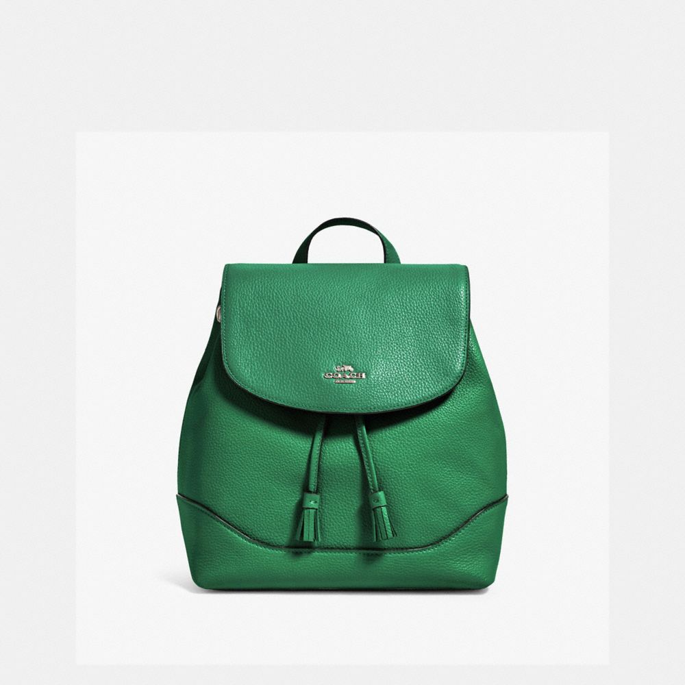 COACH 72645 - ELLE BACKPACK SV/SHAMROCK