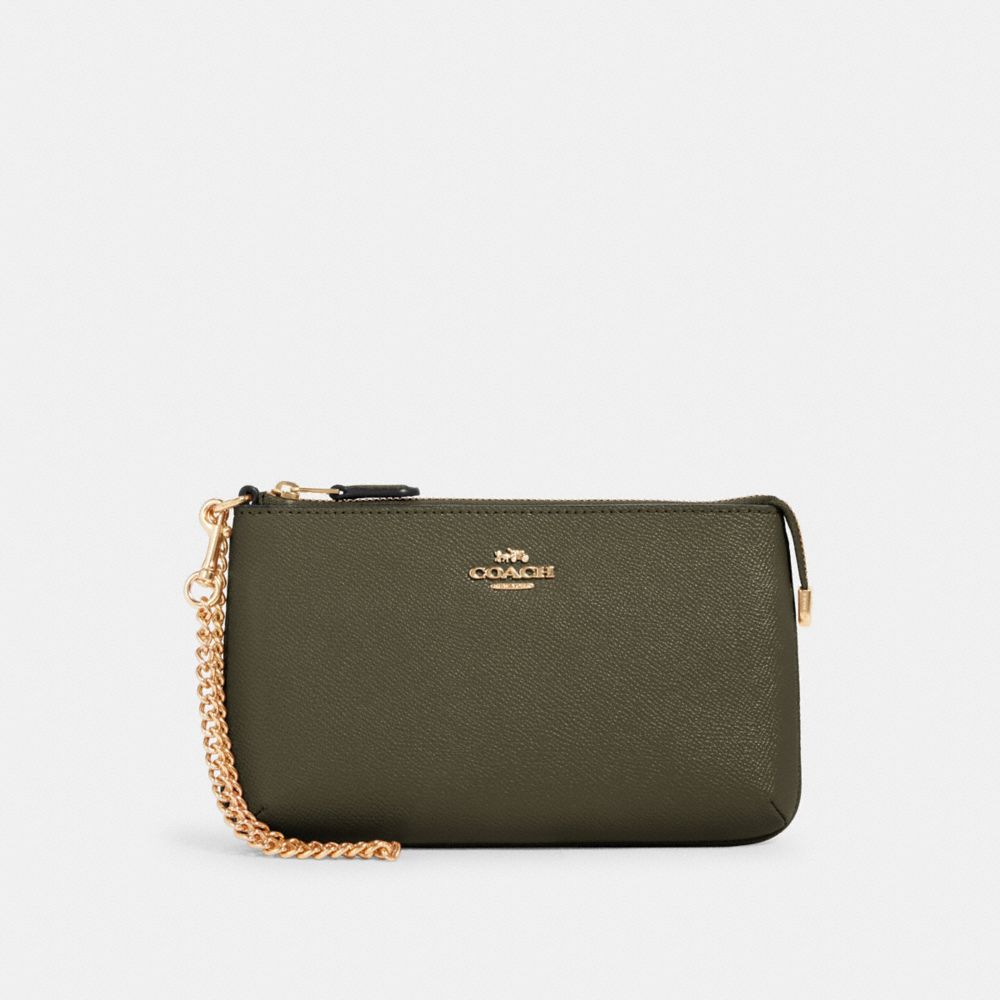 COACH 73044 LARGE WRISTLET IM/CANTEEN