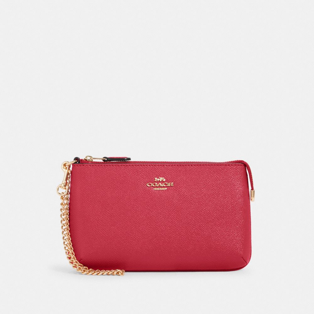 COACH 73044 LARGE WRISTLET IM/ELECTRIC-PINK