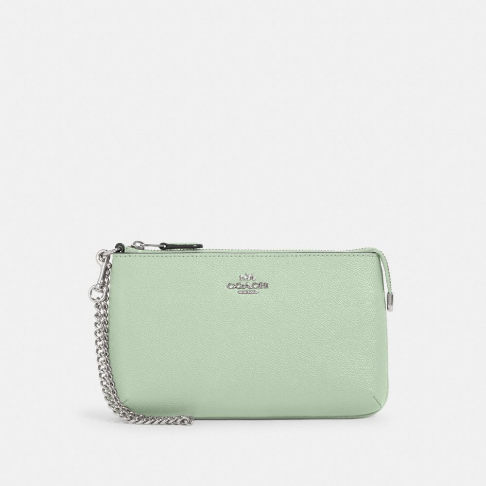 LARGE WRISTLET - SV/PALE GREEN - COACH 73044