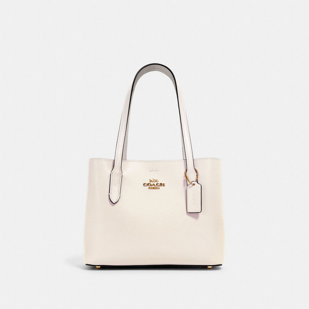 MINI AVENUE CARRYALL - IM/CHALK LIGHT SADDLE - COACH 73277