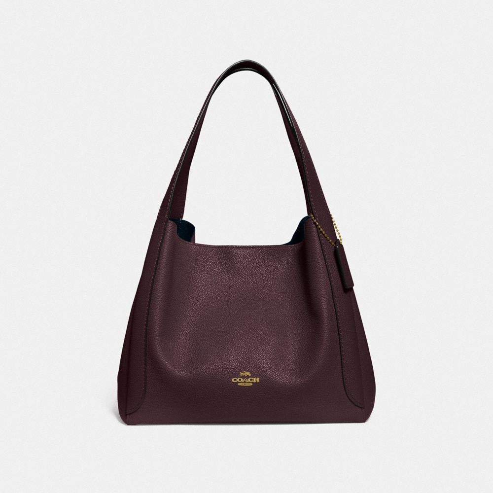 HADLEY HOBO - GD/OXBLOOD - COACH 73549