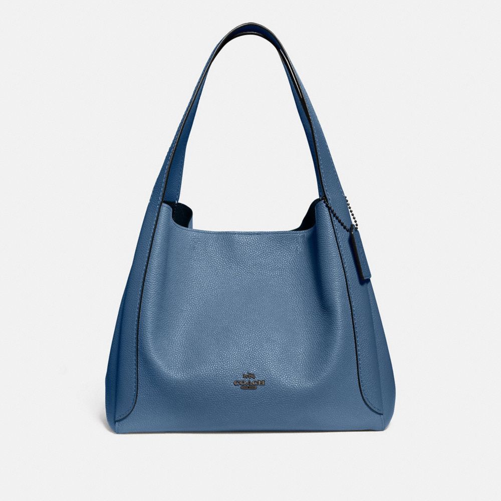 COACH 73549 HADLEY HOBO GUNMETAL/STONE-BLUE