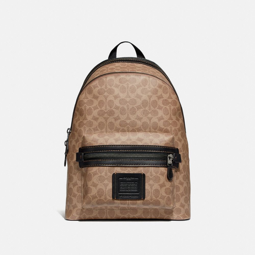 COACH ACADEMY BACKPACK IN SIGNATURE CANVAS - JI/KHAKI - 73579