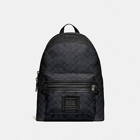 COACH Academy Backpack In Signature Canvas - GUNMETAL/CHARCOAL - 73579