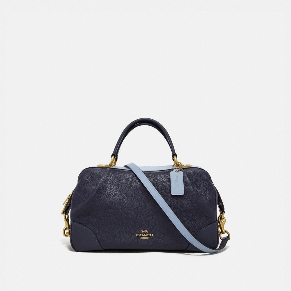 COACH 73720 LANE SATCHEL IN COLORBLOCK INK MULTI/BRASS