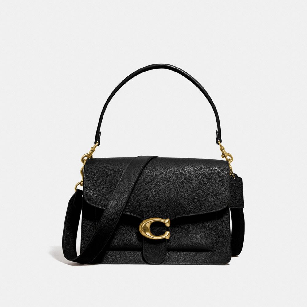 TABBY SHOULDER BAG - BLACK/BRASS - COACH 73723