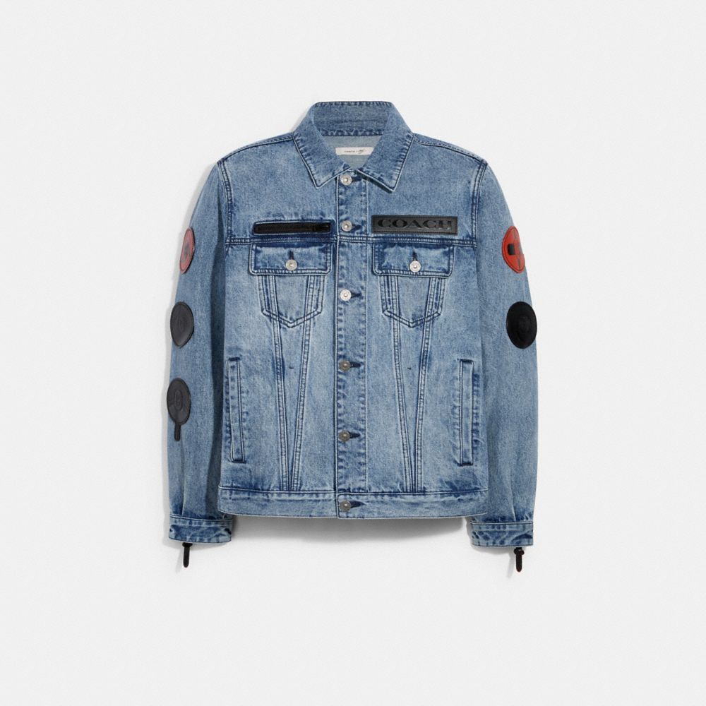 COACH 7373 Coach X Michael B. Jordan Denim Trucker Jacket INDIGO