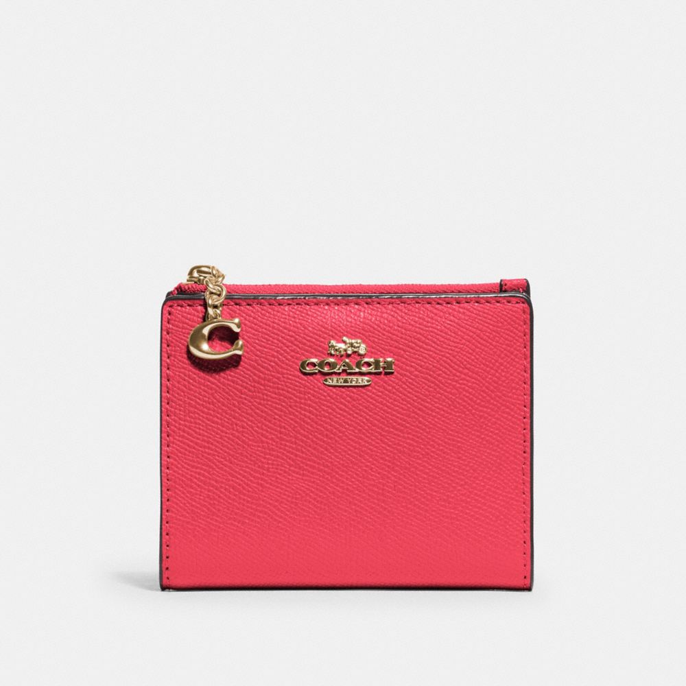 COACH 73867 - SNAP CARD CASE IM/ELECTRIC PINK