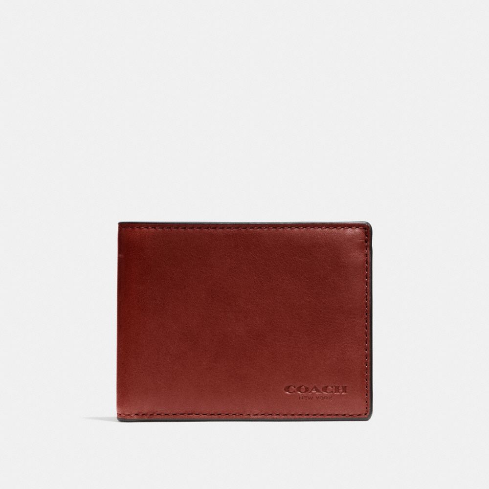 Slim Billfold Id Wallet - 74900 - RUST