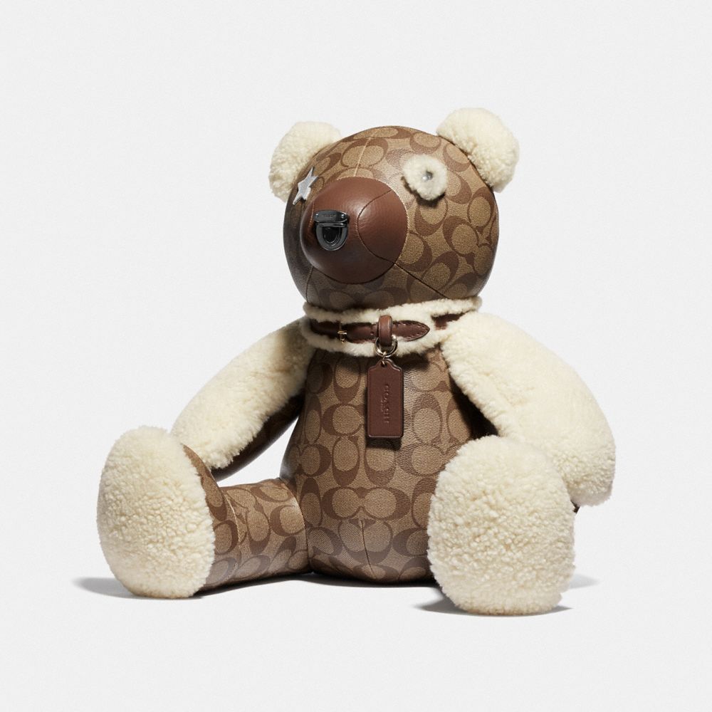 BEAR IN SIGNATURE CANVAS - 75528 - KHAKI