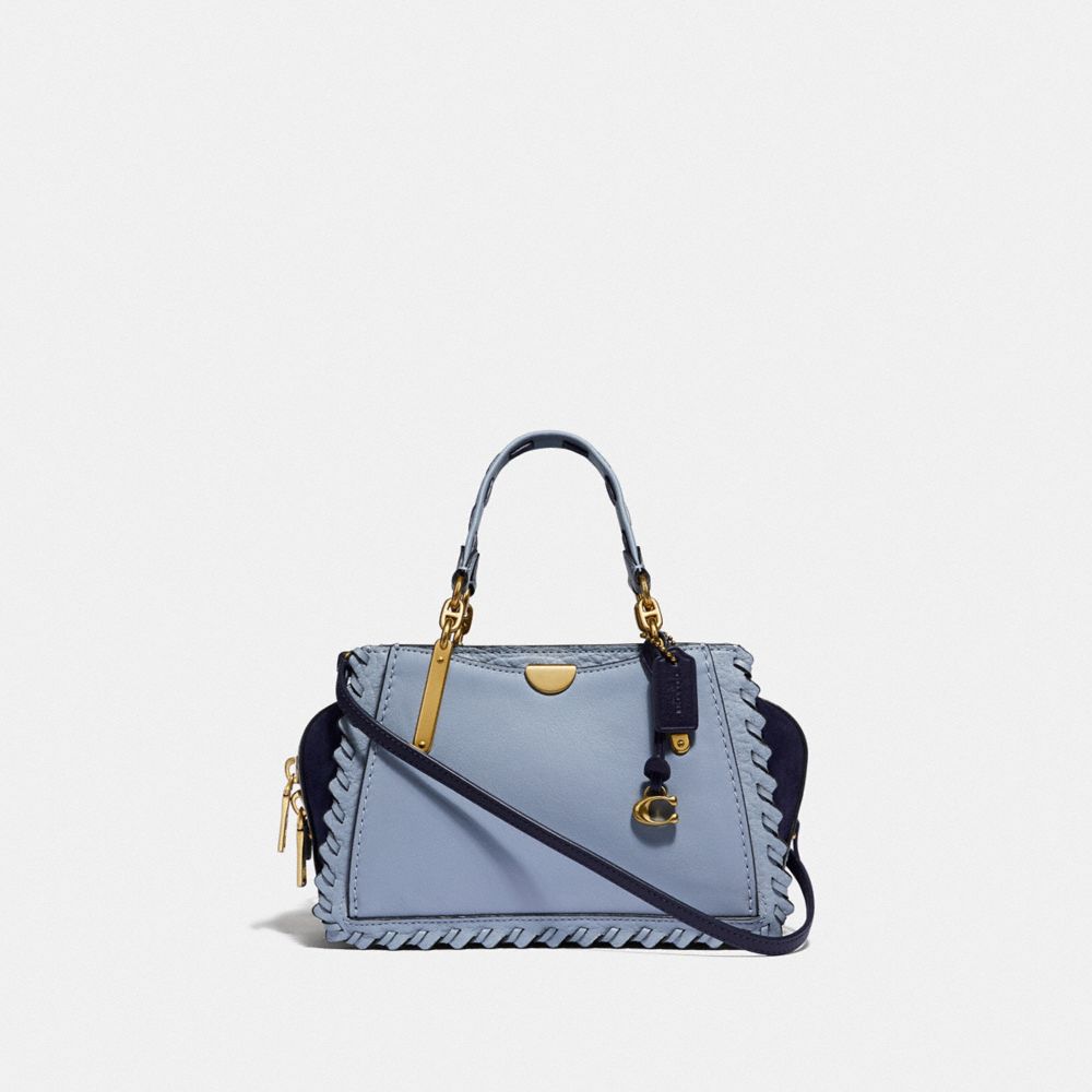 COACH 75697 DREAMER 21 IN COLORBLOCK WITH WHIPSTITCH BRASS/MIST MULTI