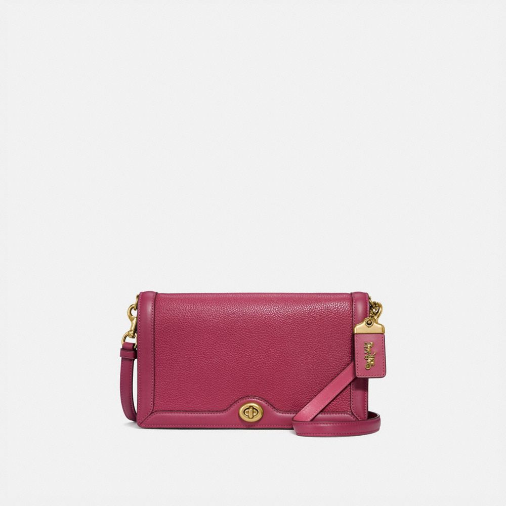 COACH RILEY IN COLORBLOCK - B4/BRIGHT CHERRY MULTI - 75698