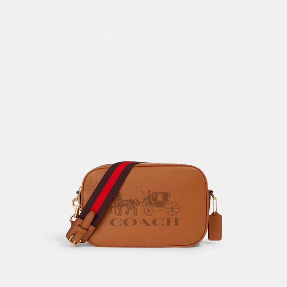 COACH JES CROSSBODY - IM/LIGHT SADDLE - 75818