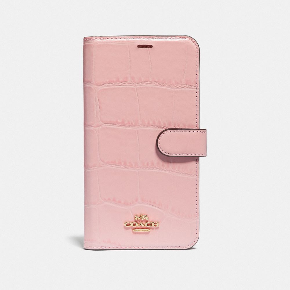 COACH IPHONE XR FOLIO - BLOSSOM - 75874