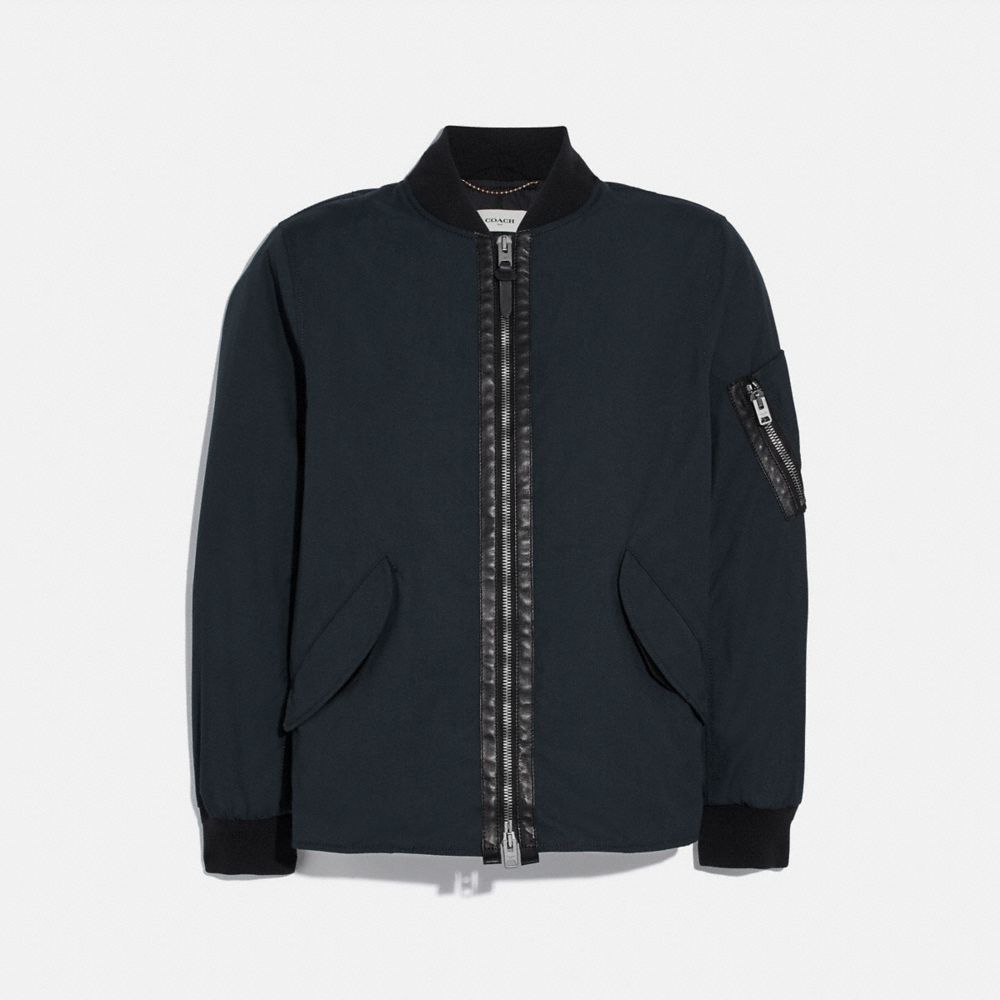 COACH 75976 Ma-1 Jacket DARK OXFORD