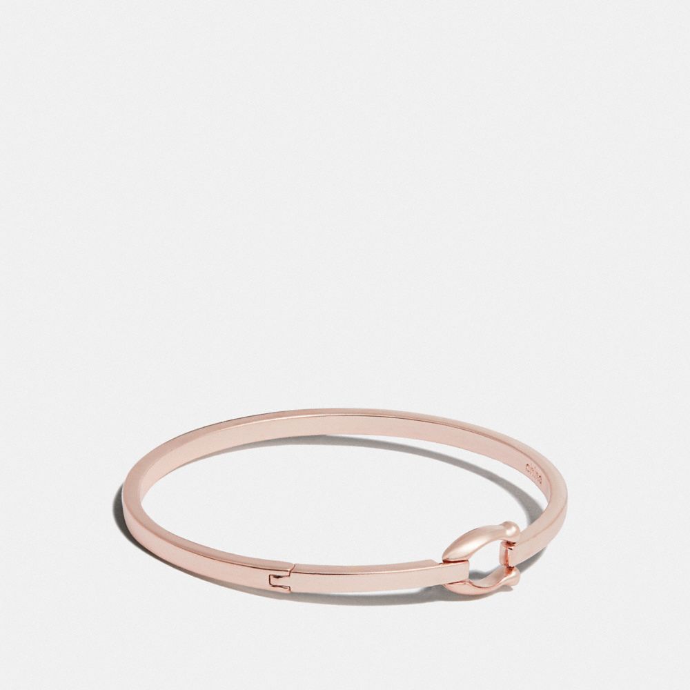 Signature Hook Bangle - 76025 - ROSE GOLD