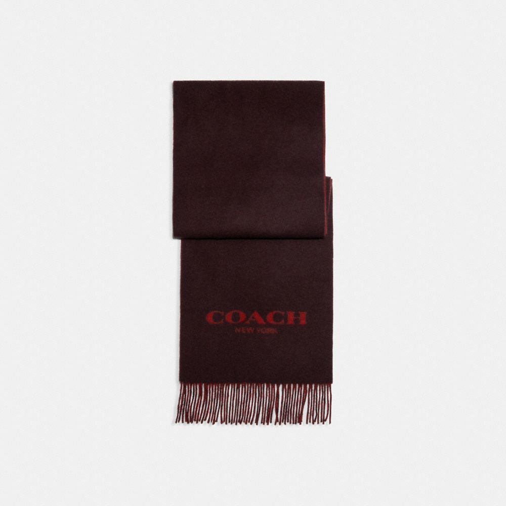 COACH 76053 Signature Scarf Oxblood/1941 Red