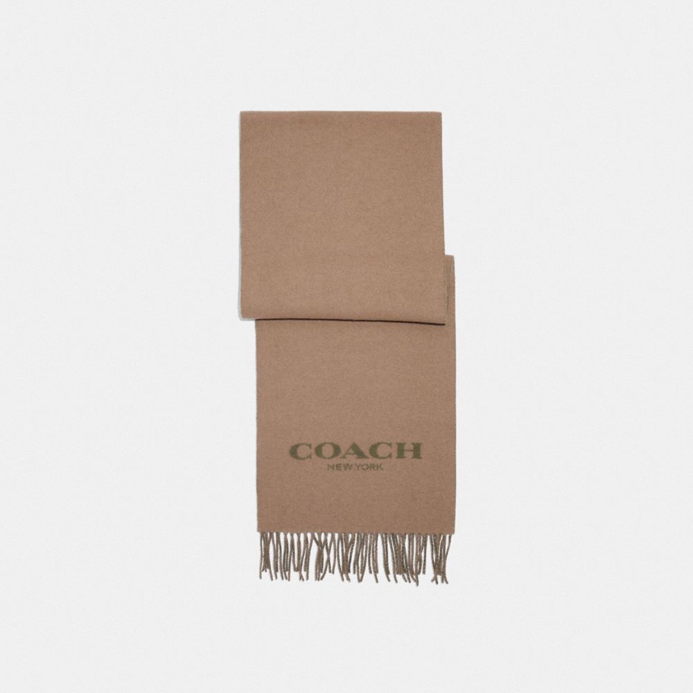 COACH 76053 Signature Scarf ELM OLIVE DRAB