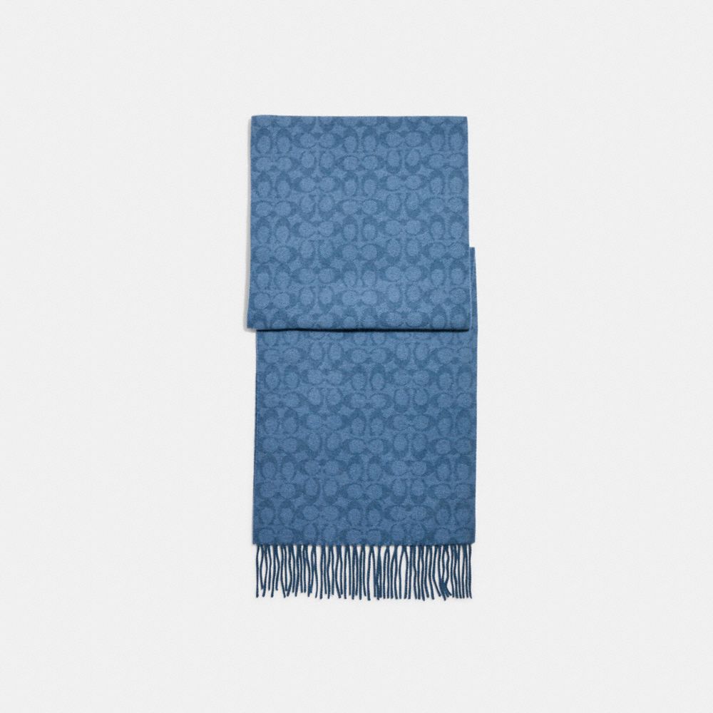 COACH 76057 Signature Scarf DENIM