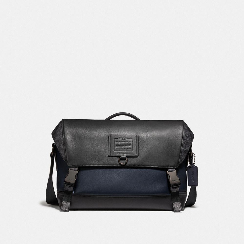 Rivington Bike Bag With Signature Canvas Blocking - 76151 - BLACK COPPER/MIDNIGHT NAVY/CHARCOAL