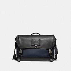 Rivington Bike Bag With Signature Canvas Blocking - 76151 - BLACK COPPER/MIDNIGHT NAVY/CHARCOAL