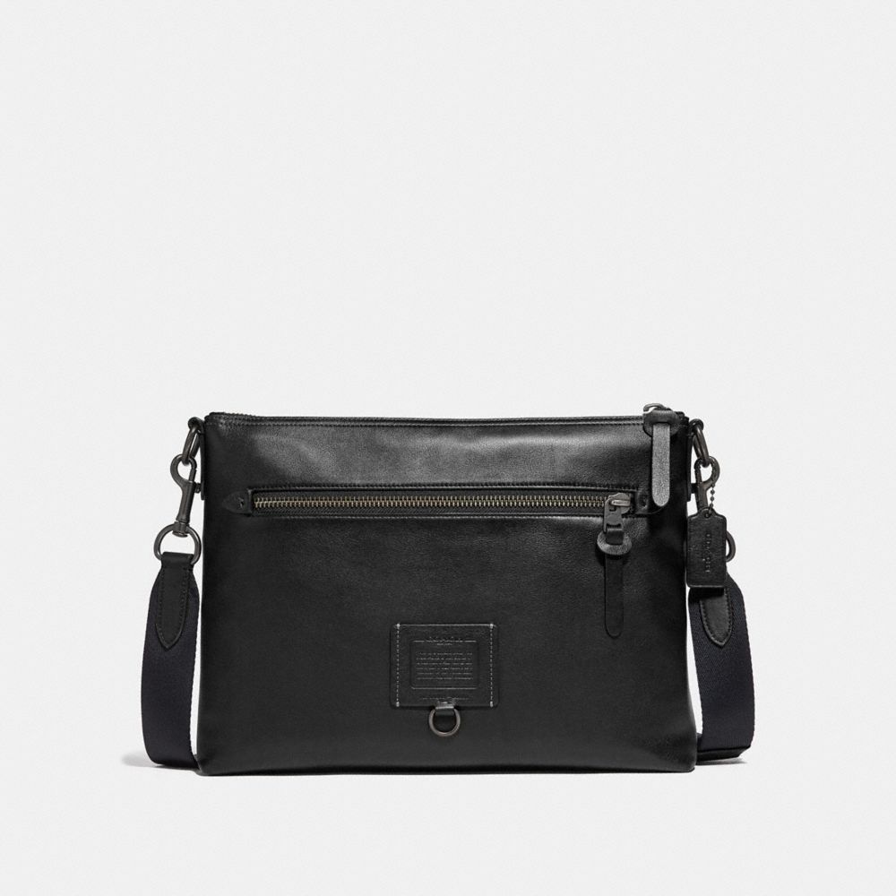 COACH 76189 Rivington Messenger BLACK/BLACK COPPER