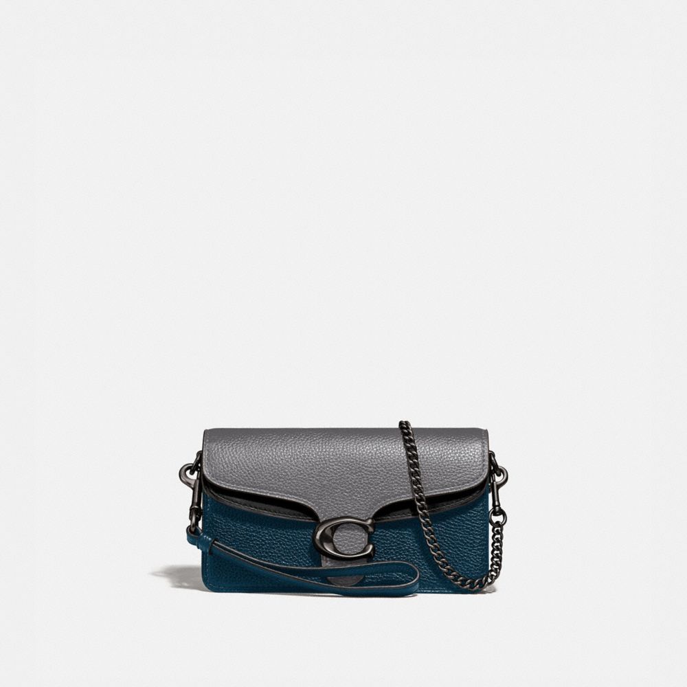 TABBY CROSSBODY IN COLORBLOCK - HEATHER GREY MULTI/PEWTER - COACH 76199