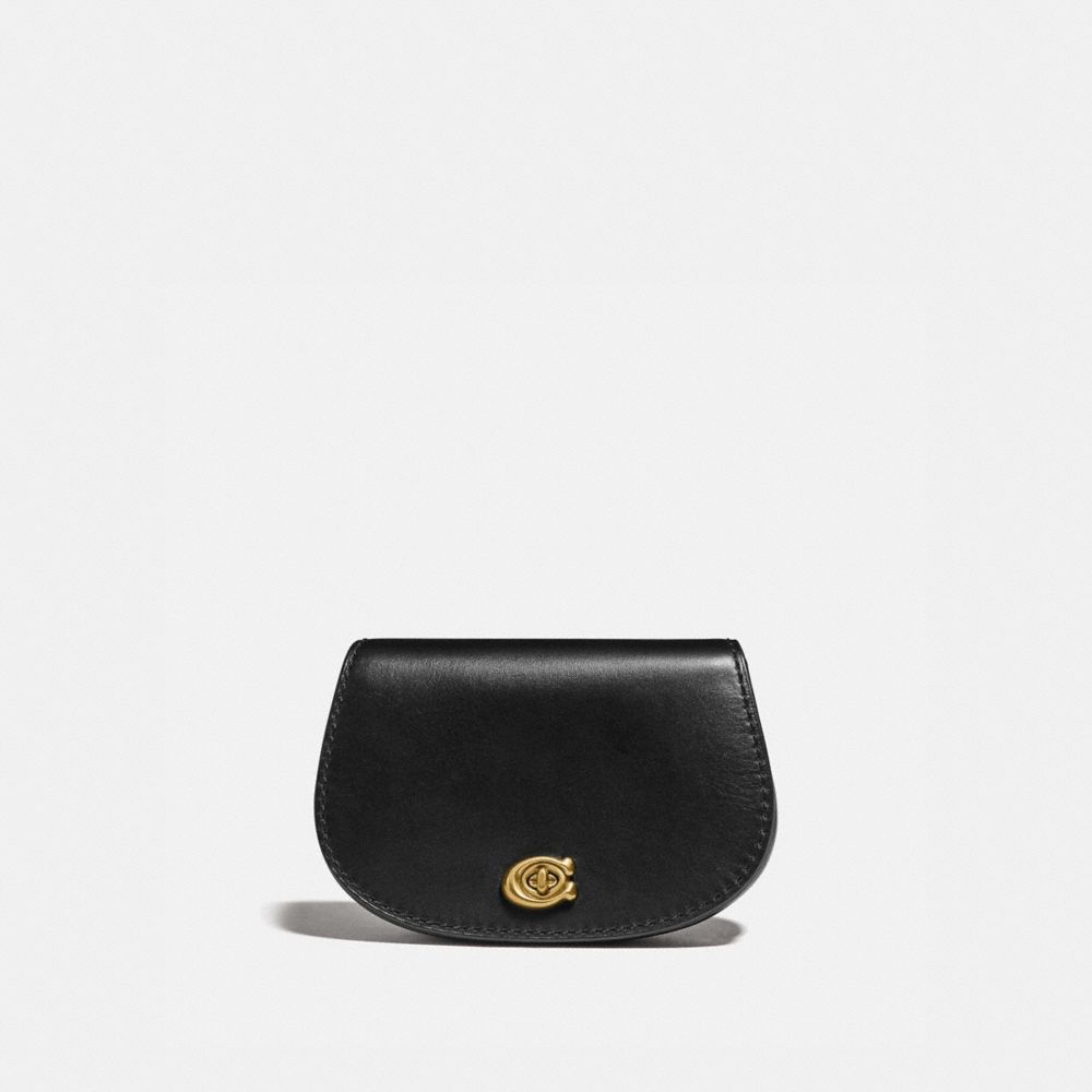 COACH 76216 Saddle Belt Bag BLACK/BRASS