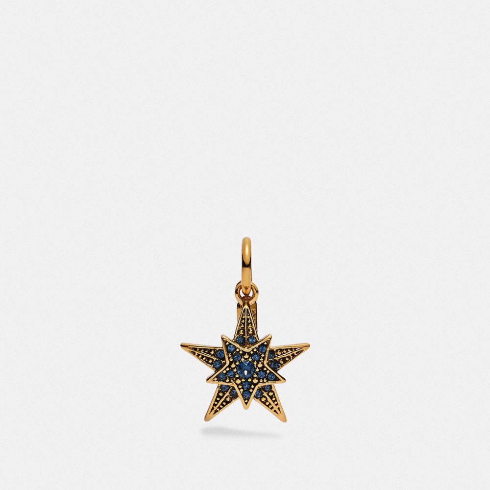 COACH 76225 - STAR CHARM BLUE/GOLD