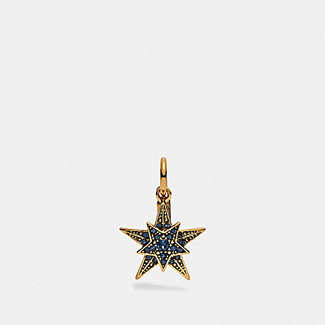 COACH STAR CHARM - BLUE/GOLD - 76225