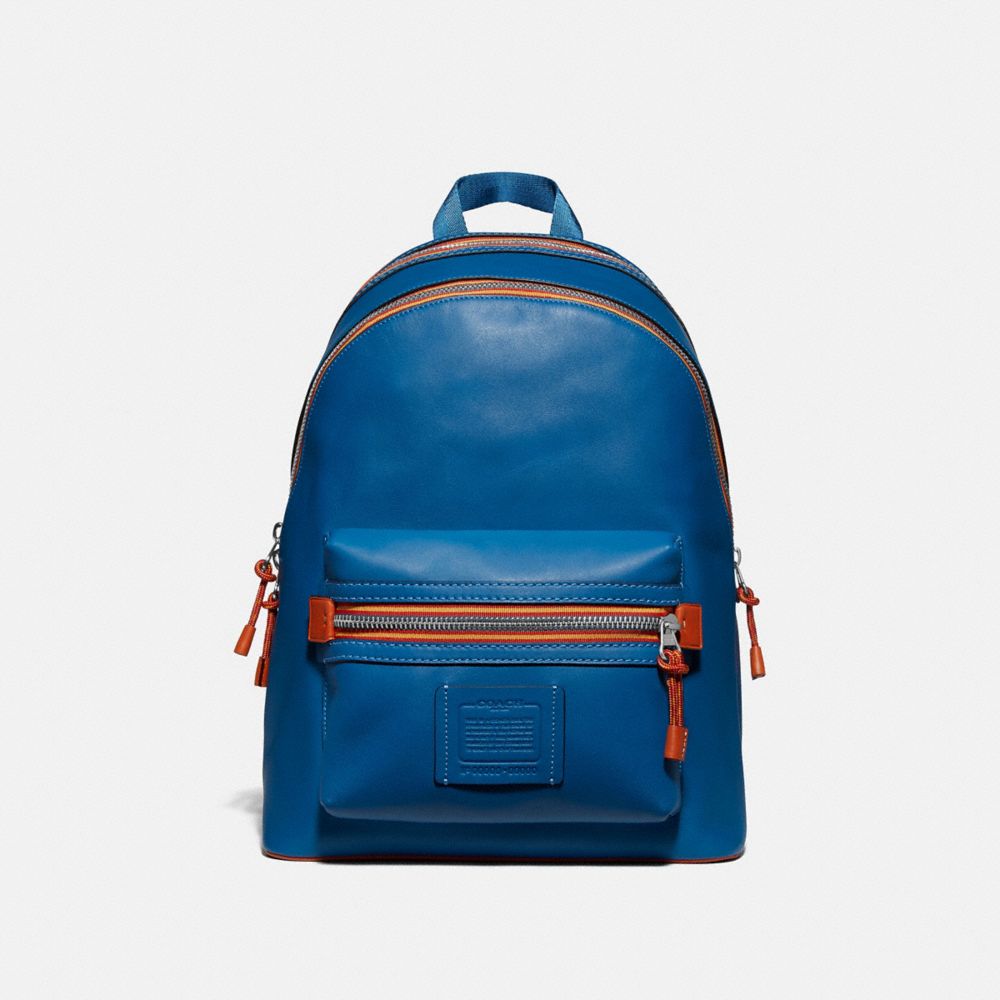 COACH 762 Academy Backpack With Varsity Zipper SV/PACIFIC