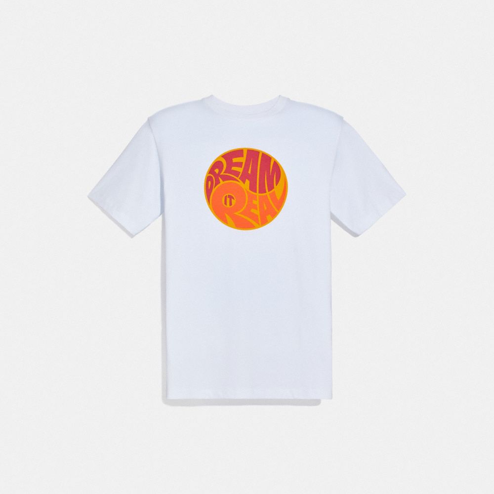 COACH Dream It Real T Shirt - WHITE - 76408