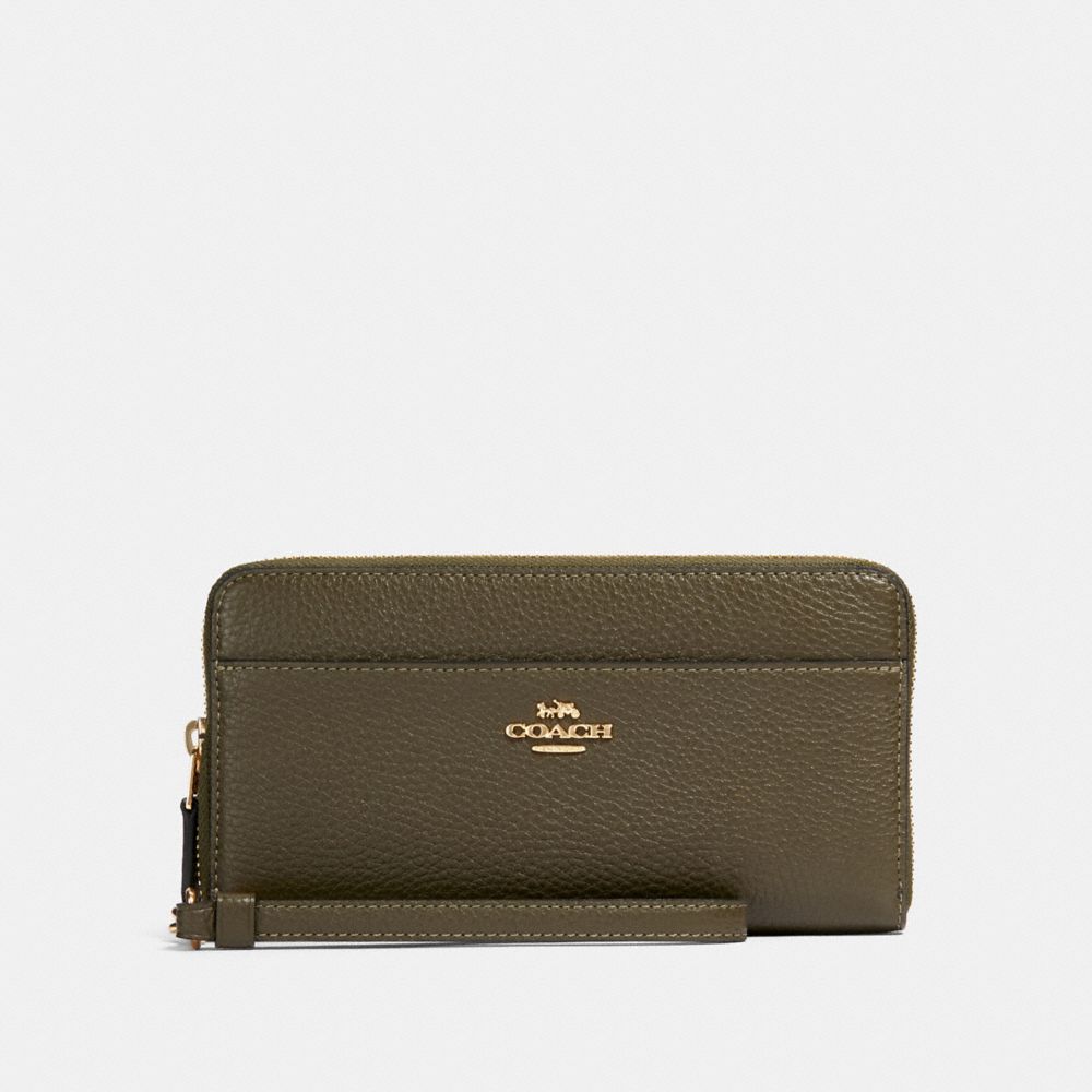 COACH 76517 Accordion Zip Wallet IM/CANTEEN