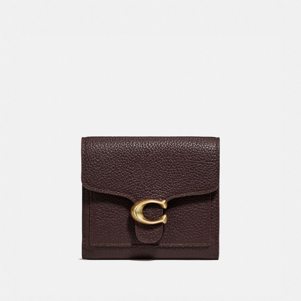 COACH 76527 TABBY SMALL WALLET OXBLOOD/BRASS