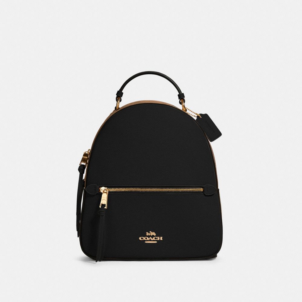 Coach black jordyn backpack hot sale