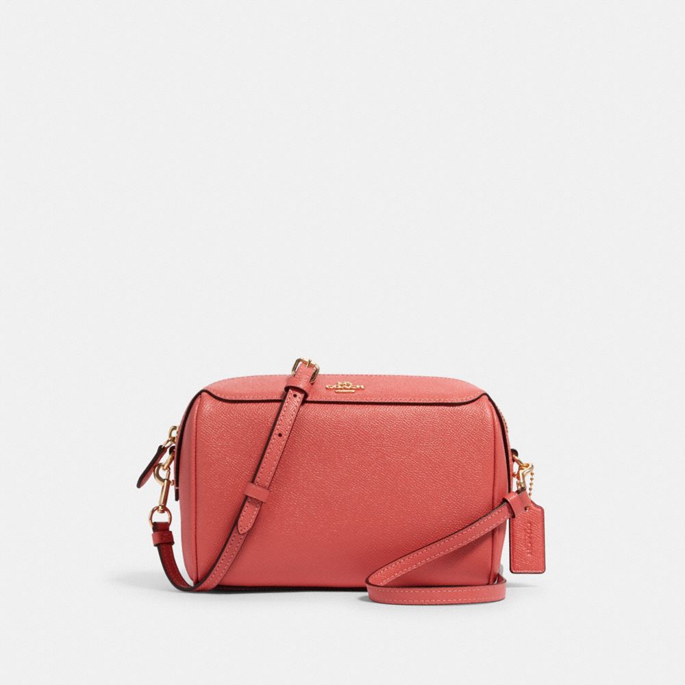 COACH 76629 BENNETT CROSSBODY IM/BRIGHT-CORAL