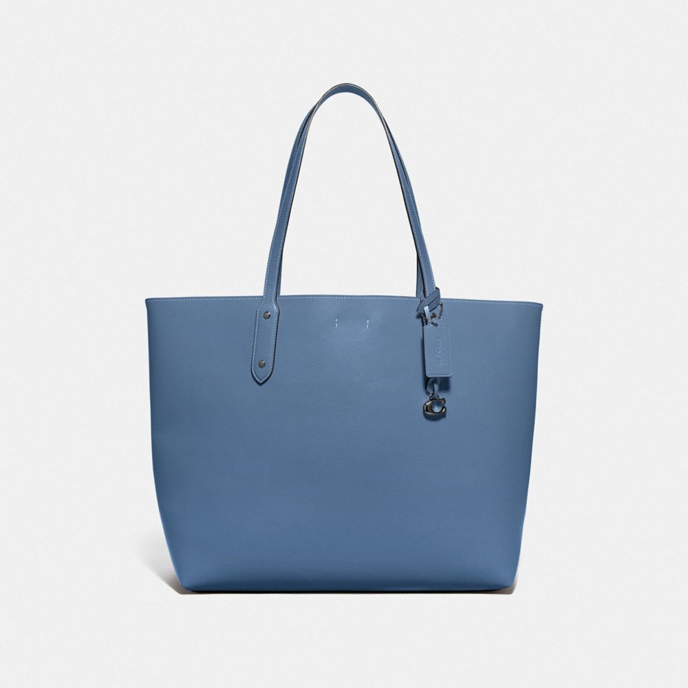 COACH 76730 CENTRAL TOTE 39 GUNMETAL/STONE-BLUE