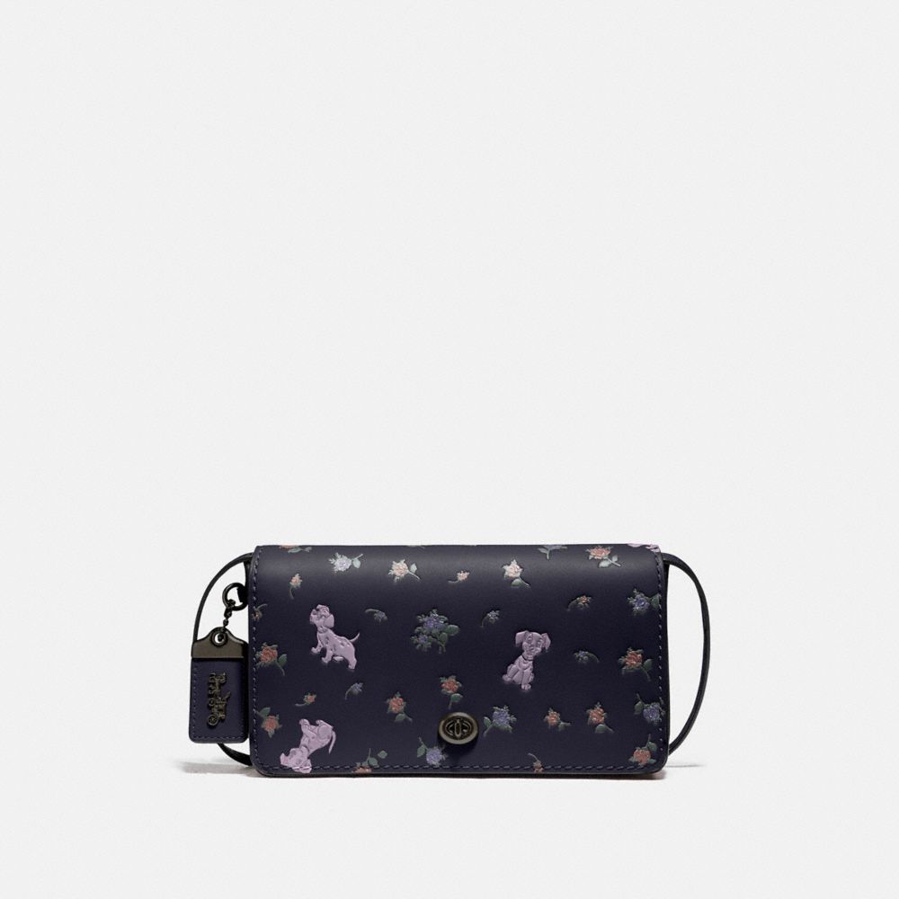 COACH 76759 - DISNEY X COACH DINKY WITH MIXED DALMATIAN PRINT V5/INK