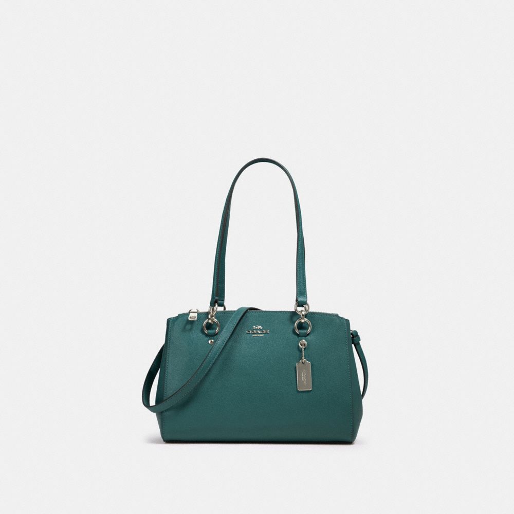 COACH 76938 - ETTA CARRYALL SV/DARK TURQUOISE