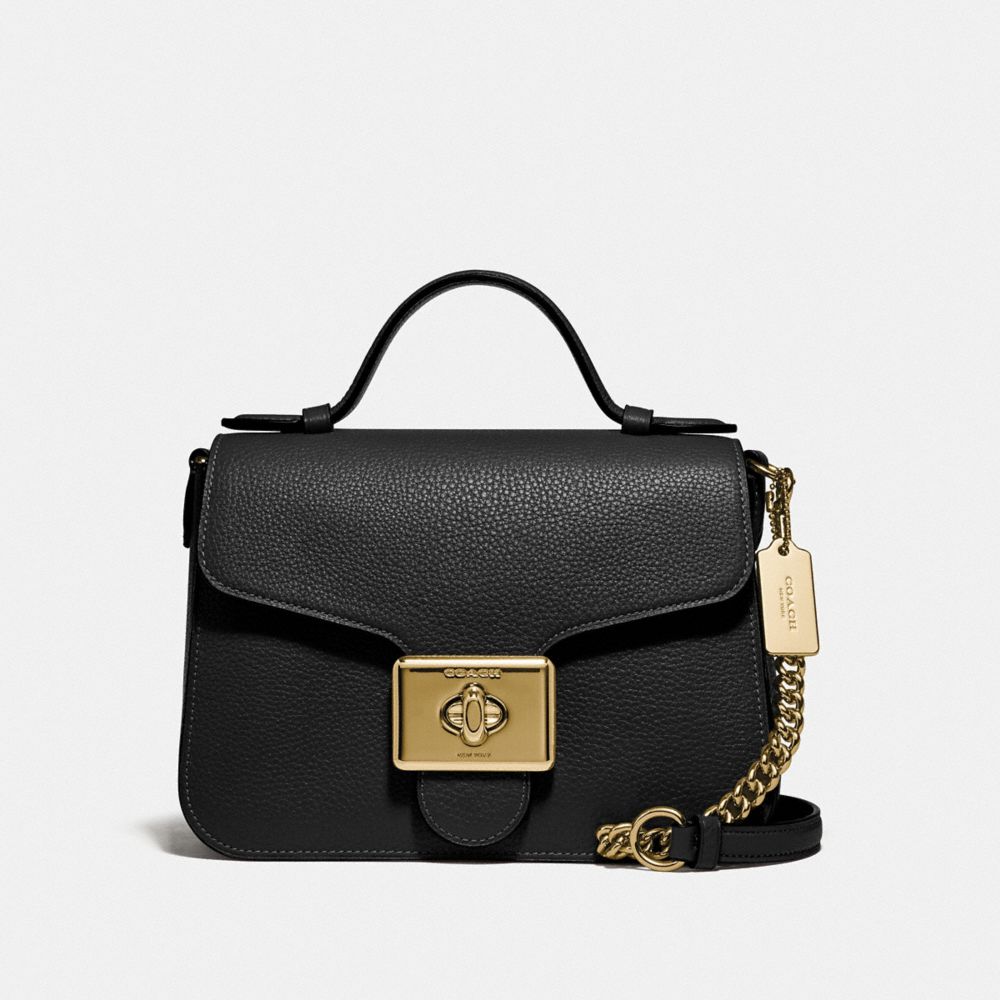 COACH 77897 Cassidy Top Handle Crossbody IM/BLACK